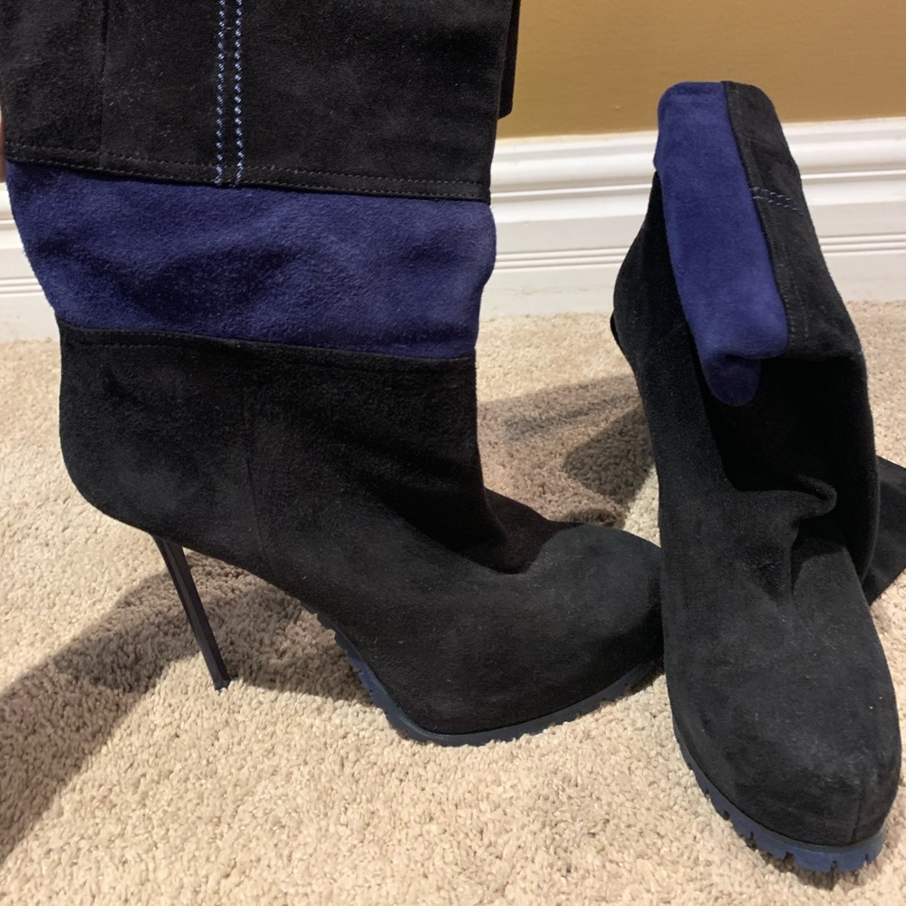 Blue/Black suede Gianmarco Lorenz